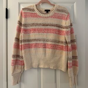 J Crew stripped sweater